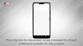 LG ThinQ™ App  How To Turn Notifications Settings On amp Off [upl. by Gollin690]