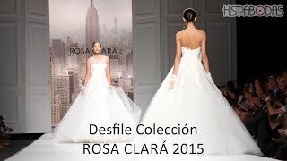 Rosa Clará Desfile Vestidos de Novia 2015 con Alba Carrillo [upl. by Kelsi]