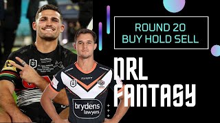 NRL Fantasy Round 20 Best Trades Buys and Players [upl. by Eeltrebor]