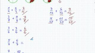 Dodawanie ułamków zwykłych o jednakowych mianownikach  Matematyka Szkoła Podstawowa i Gimnazjum [upl. by Efinnej]