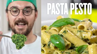 La meilleure recette de pâtes au pesto maison 10 minutes chrono  🍃🔥 [upl. by Otter]