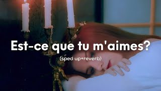 Maître Gims  Estce que tu m aimes  Sped upreverb lyrics [upl. by Breanne952]