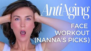 Ultimate AntiAging Face Exercise Routine  Lisa’s Nanna’s MUST TRY Exercises  Natural Face Lift [upl. by Lugo]