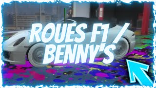 COMMENT METTRE LES ROUES F1  BENNYS SUR TOUS VOS VEHICULES GTA 5 161 [upl. by Ellicul]