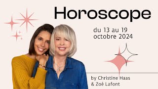 Horoscope du 13 au 19 octobre 2024 🥨 par Christine Haas astrologue [upl. by Janeta624]