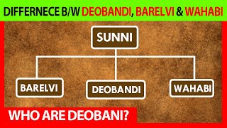 Who are Deobandi Difference between Deobandi Barelvi and Wahabi  Islamic sects explained  Sunni [upl. by Nocaj451]