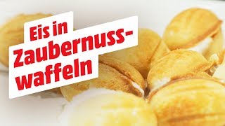 LitschiEis in der Nusswaffel  Eismaschine von Unold  MediaMarkt KochShow [upl. by Sherilyn464]