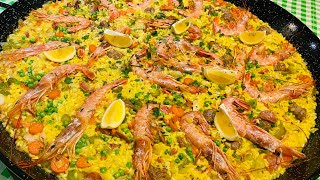 Paella semplicissima alla portata di tutti e con quello che abbiamo in casa ￼ [upl. by Fanning603]