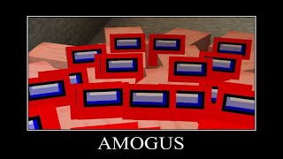 AMOGUS MEME  AMOGUS COMPILATION MINECRAFT 9 [upl. by Rednirah]