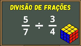 Divisão de Frações  MÉTODO PRÁTICO E FÁCIL PARA REALIZAR DIVISÃO COM FRAÇÕES [upl. by Hcone995]