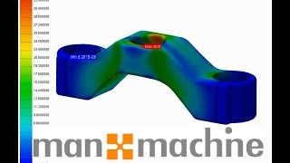 Autodesk Nastran In CAD Fatigue Analysis [upl. by Atteuqaj104]