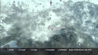 Skyrim The Atronach Stone Location HD 1080p [upl. by Quickman]