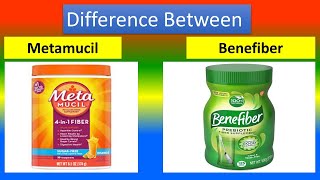 Difference Between Metamucil and Benefiber [upl. by Yatnwahs177]