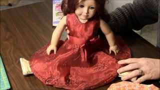 How to Make Party Dress for 18quot Doll [upl. by Sherr]