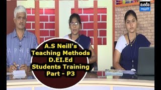 AP SCERT  AS Neills Teaching Methods  DEIEd Students Trainee Programme  P5  Mana Tv  SAPNET [upl. by Steck]