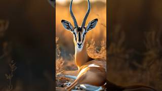 Gazelle In Nature gazelle ai gazelles wildlife nature animals ai aiinsights shorts [upl. by Raab]