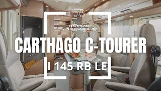 Carthago ctourer I 145 RB LE Mercedes Benz  Neuer Grundriss  neues Design [upl. by Stonwin]