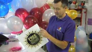 Creating Personalised Logo Balloons [upl. by Brooks44]