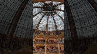 Galeries Lafayette in Paris🥰 youtubeshorts [upl. by Ayokahs]