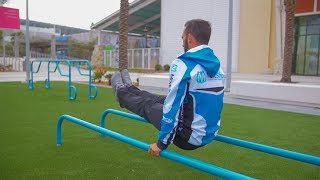 Outdoor Fitness Equipment  Low Parallel Bars demo [upl. by Nahtnoj]