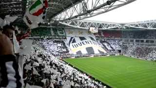 Formazione Inno e coreografia prima della gara Juventus  Atalanta 13052012 [upl. by Atnoed379]