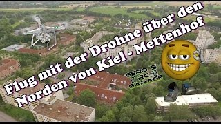 Flug über den Norden von Kiel  Mettenhof [upl. by Irehc]