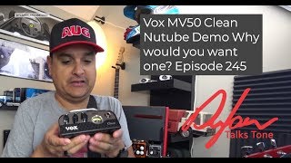 Vox MV50 Clean Nutube Demo Why would you want one 273 [upl. by Notgnilra654]