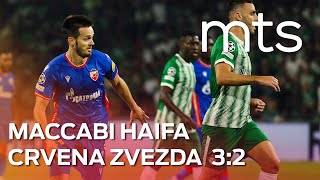 Maccabi Haifa FC  FK Crvena zvezda 32 četvrto kolo kvalifikacija za UEFA LŠ sezona 202223 [upl. by Bernat]