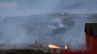 Battle of Waterloo  2015 Reenactment  Royal Scots Lights [upl. by Lamont]