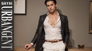 Unbuttoned Luxury Shirt  AiArt AiFashion MensFashion Lookbook [upl. by Oakes]