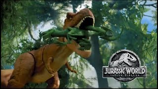 Jurassic World Fallen Kingdom quotThrash amp Throw TRexquot Toy Commercial [upl. by Taggart]