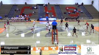 2024 Varsity Volleyball Claymont vs Ridgewood [upl. by Yelknirb]