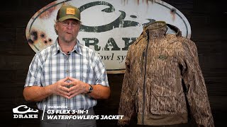 DW6140  G3 Flex 3in1 Waterfowlers Jacket [upl. by Nylinnej879]