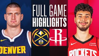 NUGGETS at ROCKETS  FULL GAME HIGHLIGHTS  November 12 2023 [upl. by Ellard40]