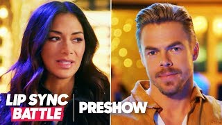 Nicole Scherzinger vs Derek Hough  Lip Sync Battle Preshow [upl. by Camala784]