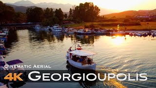 GEORGIOUPOLIS Γεωργιούπολη 🇬🇷 Drone 4K  Κρήτη Crete [upl. by Arundell]