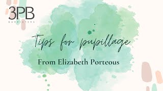 Pupillage at 3PB Barristers  top tips [upl. by Marguerie]