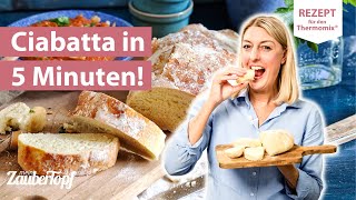 😍🥖 How To Ciabatta im Thermomix®  Thermomix® Rezept [upl. by Mercuri]