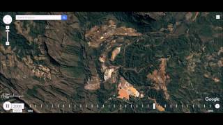 Germano Iron Mine Time Lapse  Brazil Bento Rodrigues dam [upl. by Oilegor136]