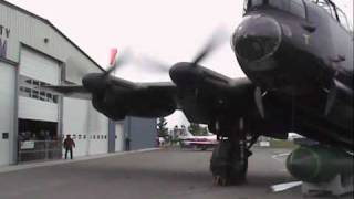 Lancaster engine run up [upl. by Panchito999]