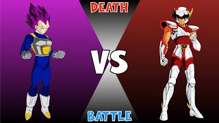 Ultra Ego Vegeta vs Pegasus Seiya  Death Battle [upl. by Imeka]