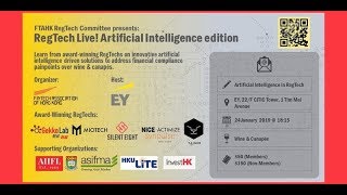 Fintech Association of Hong Kong Regtech Live 20 Artificial Intelligence Edition [upl. by Fleece]