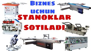 Biznes uchun stanoklar sotiladi  Mebel ishlab chiqarish uchun stanoklar sotiladi [upl. by Oidivo]