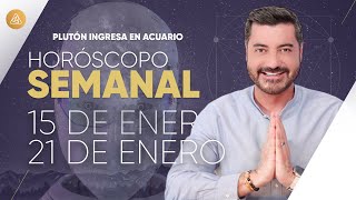 HORÓSCOPO SEMANAL del 15 al 21 de Enero Alfonso León Arquitecto de Sueños [upl. by Eissed153]