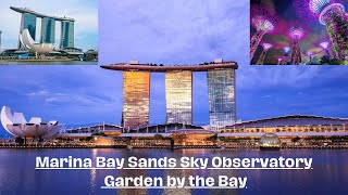 SkyPark Observation Deck and Gardens by the Bay  A 4K Singapore Vlog13 [upl. by Niroc]