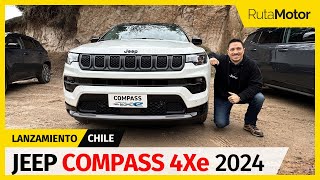 Jeep Compass 4xe  Estreno en Chile del primer modelo electrificado de la marca Plug in Hybrid [upl. by Nivrehs]