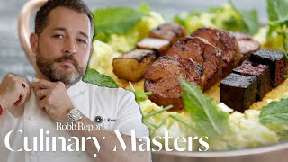 How This MichelinStarred Chef Creates a Stunning Pork Dish at NYCs Saga  Culinary Masters [upl. by Budd]