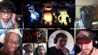 FNAF SONG quotDont Forgetquot ANIMATED REACTION MASHUP910 [upl. by Aronoel]