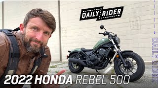 2022 Honda Rebel 500 Review  Daily Rider [upl. by Jaehne54]