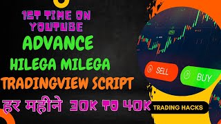 ADVANCE HILEGA MILEGA TRADING VIEW SCRIPT  OPTION BUYING  HILEGA MILEGA ADVANCE SETTINGS  NK SIR [upl. by Annaillil606]